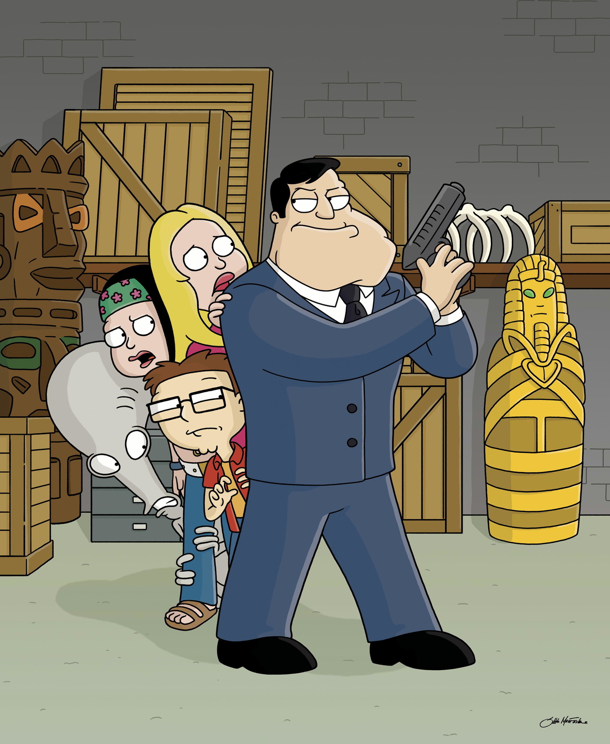 American dad. Американский папаша генерал.