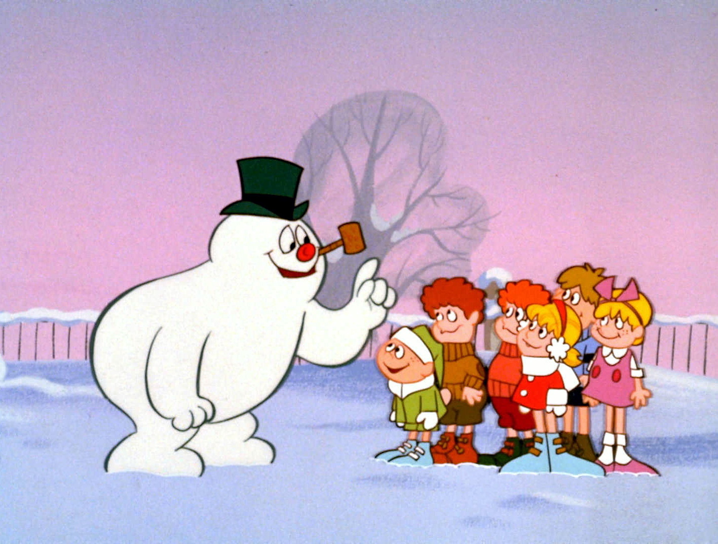 Frosty der Schneemann.